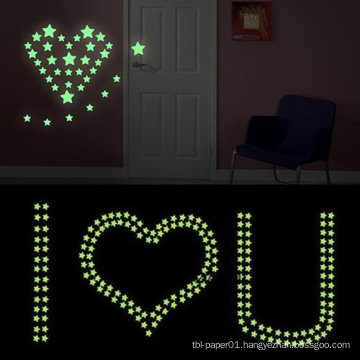 room decor glow in the dark stars printing wall kids stickers